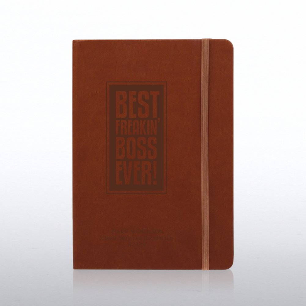 View larger image of Boss Tuscany  Engraved Journal - Tan